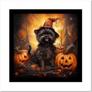 Halloween Affenpinscher Posters and Art